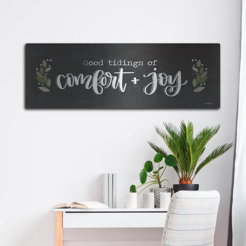 «Comfort Joy» par Imparfect Dust, H 16 po x l 48 po
