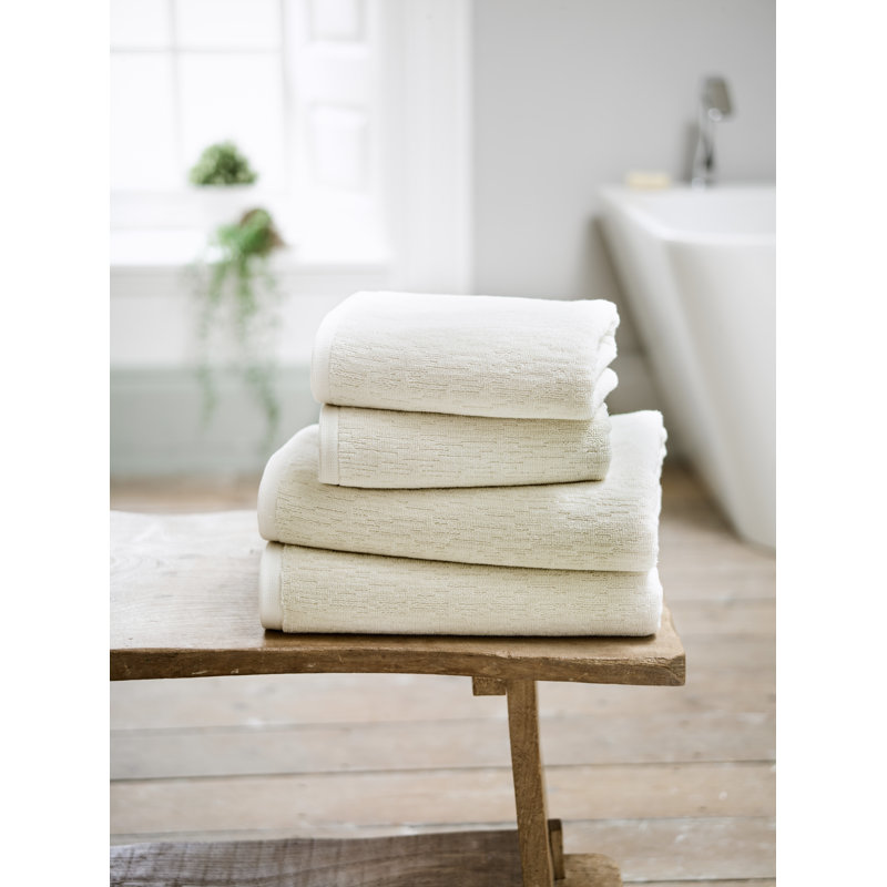 Linwood Premium Towels Ultra Soft 700GSM 100% Cott 100% Cotton Midweight Hand Towel, Cream