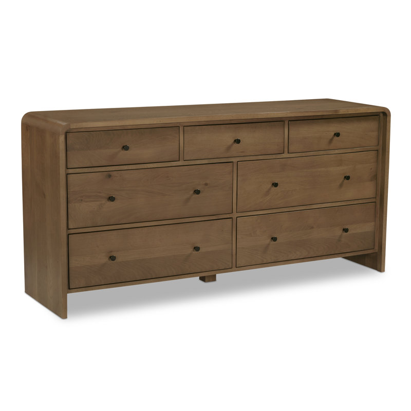 Riley 7 Drawer Dresser Oak