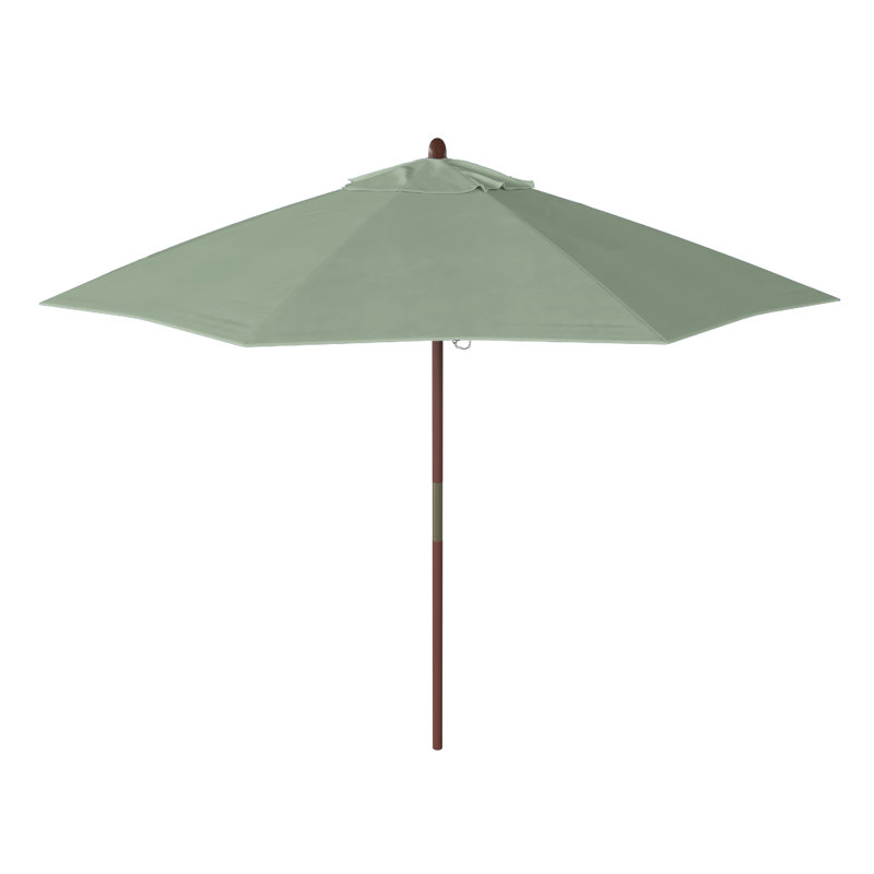 Parasols de marché 9 pi Jimerson, Tissage uni Sunbrella® palette brume