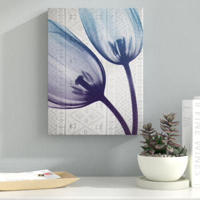 Aubergine Textiles 2 - Wrapped Canvas Print