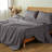 Linen Sheets Set, 100% Linen Bed Sheets- 4 Pcs-93647380-93647383