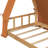 Marion House Bed with Tent, Light & Wooden Frame-697311885-697311882