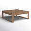 Table basse en bois d'eucalyptus massif 34 "Cove