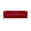 Buker Velvet Square Arms Sofa-372249299-382504803