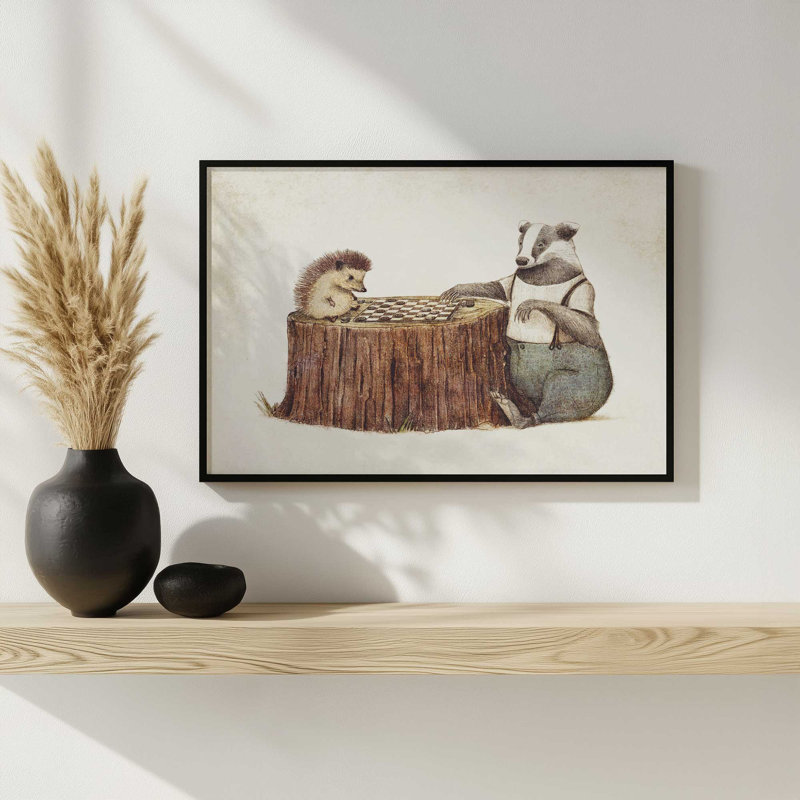 Playtime II By Mike Koubou Art Print, Silver, 18" H x 24" W