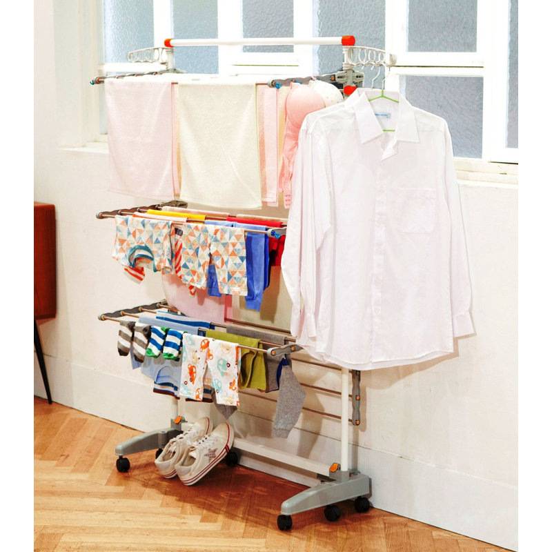 Stainless Steel Foldable Rolling Drying Rack