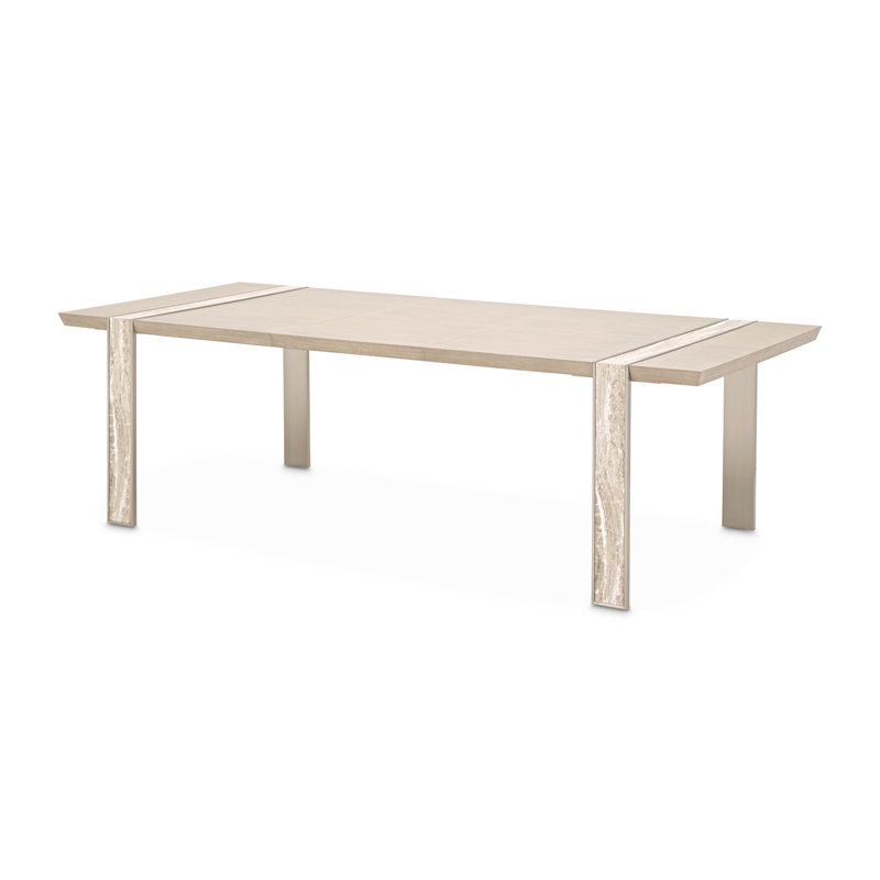Lotus Bay Dining Set, 9 Pieces: Table, 8 Chairs