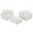 2 Chenille Sofa with Ottoman (Beige)