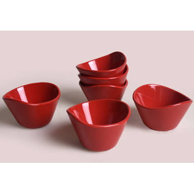 Red Bowls, Crate & Barrel