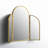 Brancaster Arch Metal Wall Mirror