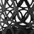 Large Outdoor End Table In Black With Modern Design And Iron Cut Beauty - Ornament Strength-33592980
