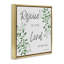 Art mural sur toile flottant noir "Rejoice in Lord Botanicals", conception par Marcus Prime-592544562-593328993