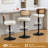 Adjustable Height 360° Swivel Bar Stools With Rattan Backrest-135480662