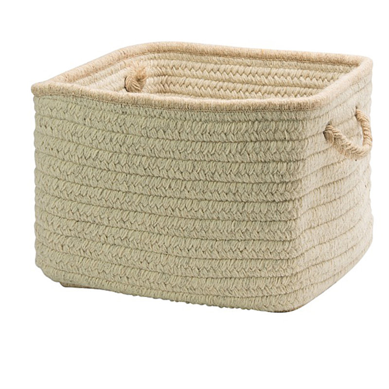 Panier en feutre, 12 x 16 x 12, Beige