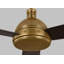 Ventilateur de plafond standard à DEL à 3 pales de 60 po avec télécommande et ensemble d'éclairage inclus Hicks-1020111302