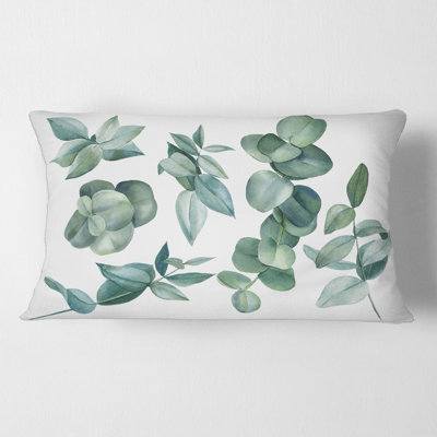 Eucalyptus Leaves Rectangular Pillow Cover & Insert