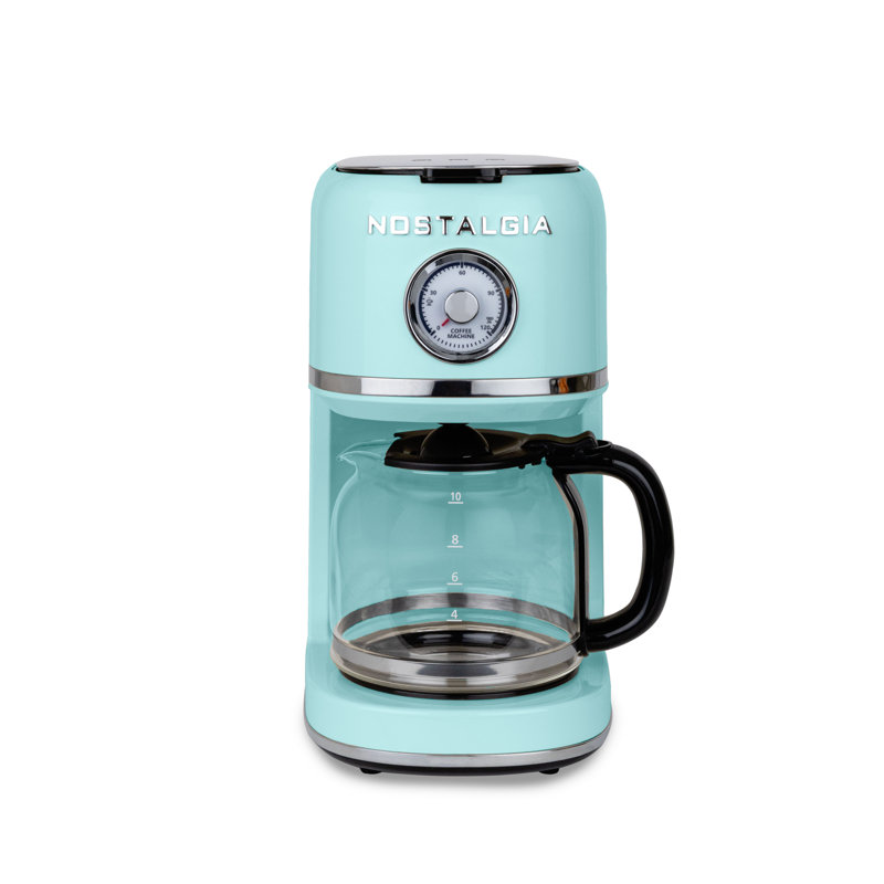 Cafetière 10 tasses Nostalgia Classic Retro, turquoise, Turquoise