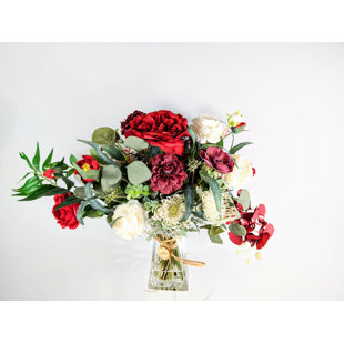 Red Rose Mixed Arrangement in Vase