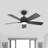 Smart 5 Blade Ceiling Fan With Integrated Light, Modern Indoor Design For Living Room, Bedroom And Dining Areas-1145469917-1145469916