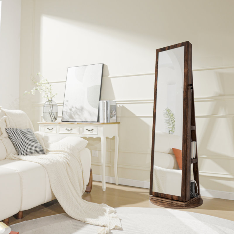 Armoire à bijoux debout, Brun