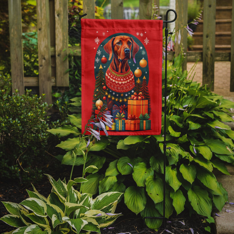 Drapeau de jardin en polyester double face H 15,5 po x l 11,25 po
