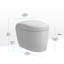 Neorest® Elongated Floor Mounted Bidet Toilet (Seat Included) 95 Lbs