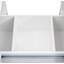 Table basse avec plateau coulissant, table centrale avec compartiment de rangement caché, table extensible pour le salon