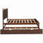 Grand lit plateforme avec 2 grands tiroirs et lit simple TG-121110566