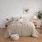 Solayne Muslin Duvet Cover Set 100% Cotton Double-Layer Linen Like Gauze Comforter Cover 3 Pieces Breathable & Lightweight For All Season-111460462-111460464