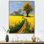 «Countryside Farm Road Yellow Spring Fields I», reproduction sur toile