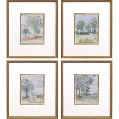 Éloise le long du chemin II S / 4 par Jardine (ensemble de 4)