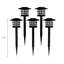 Solar Matte Black Solar Powered Integrated LED Pathway Light Pack