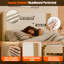 Lit plateforme tapissier moderne avec tête de lit à oreilles et veilleuse DEL intelligente sous le lit, similicuir-1902628753-1902628756