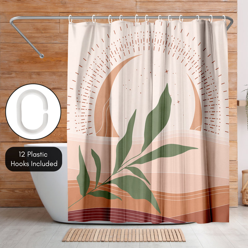 Rideau de douche Bradner Boho Desert