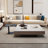 Italian light luxury square stone coffee table-125119962-106733734