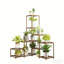 Support de plante d'intérieur en bois pour plante d'intérieur