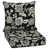 White/Black Floral selected