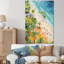 «Pastel Color Coastal Beach Scene Paradise I», art mural plage-876475365-909733892