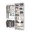 Système de garde-robe modulaire, conception polyvalente et personnalisable pour un rangement et une organisation efficaces-124865290