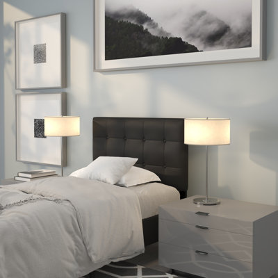 Ciriaca Button Tufted Upholstered Headboard