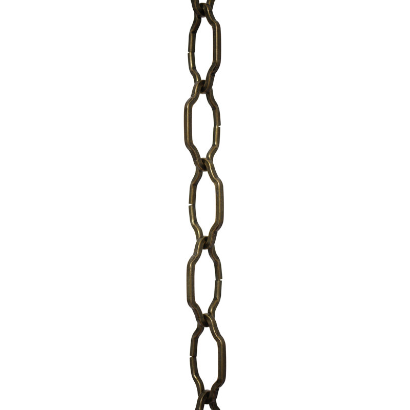 Decorative Cathedral Chandelier Chain, Antique Brass, 780"L x 0.79" W x 0.13"D