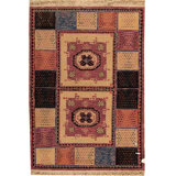 Hand-Knotted High-Quality Beige and Brown Area Rug