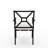 Martha Stewart Lily Pond All-Weather Steel Frame Stackable Patio Armchair With Cushion