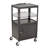 24 in. W 1 -Cabinet AV Cart with Wheels