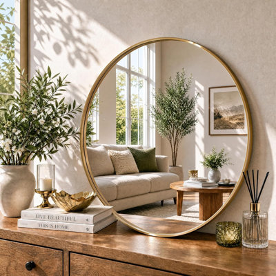 Aluminium Cylinder Mirror