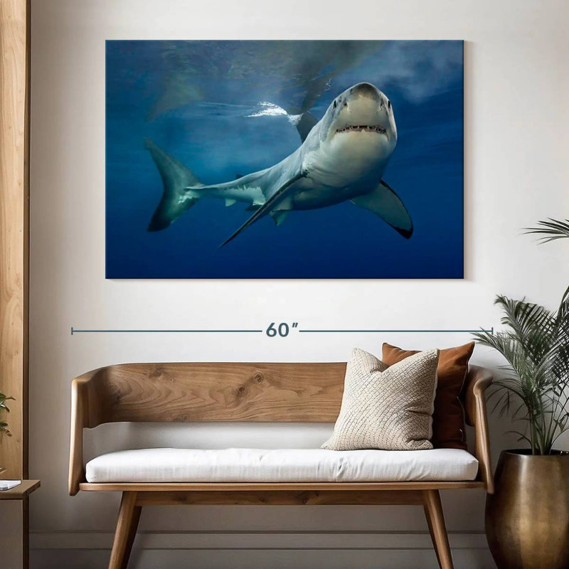 Brampt Shark Pursuit, 34" H x 51" W