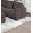 Sectional sofa with footstool