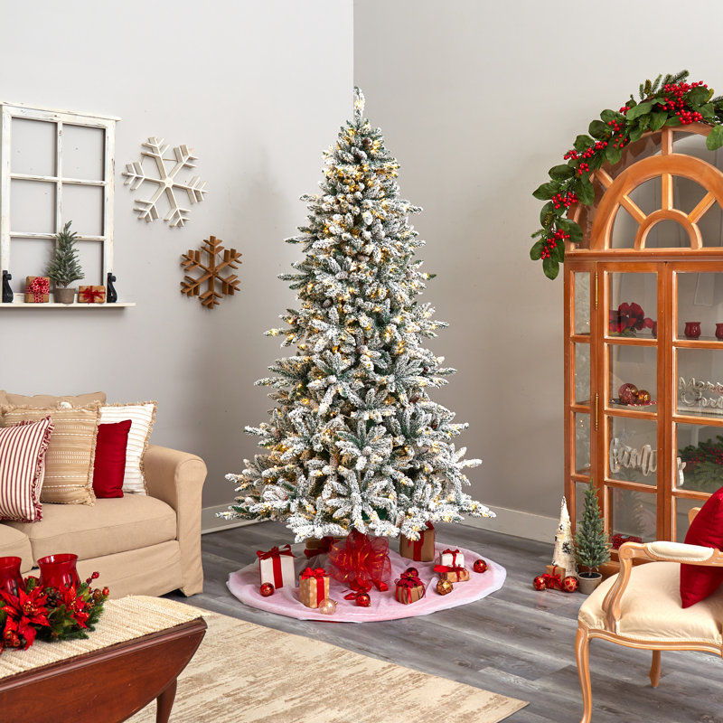 Easy Set-Up 8' Lighted Christmas Tree