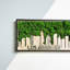 «Small Los Moss City», art mural en métal - avec des silhouettes préservées et saisissantes-1297771694
